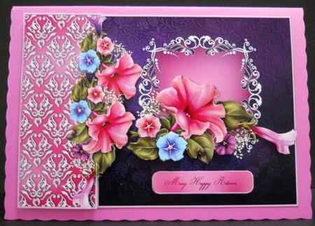Layered Card Front Mini Kit - Passion by Yvonne Middleton