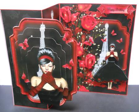 No Holes Fold One Night in Paris Mini Kit by Yvonne Middleton