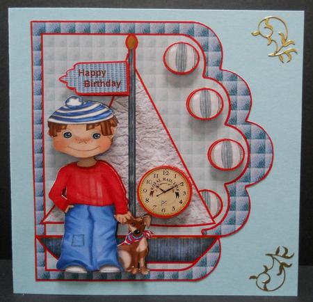 Scallop Birthday Boy by Yvonne Middleton