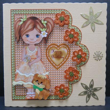 Scallop Birthday Girl by Yvonne Middleton