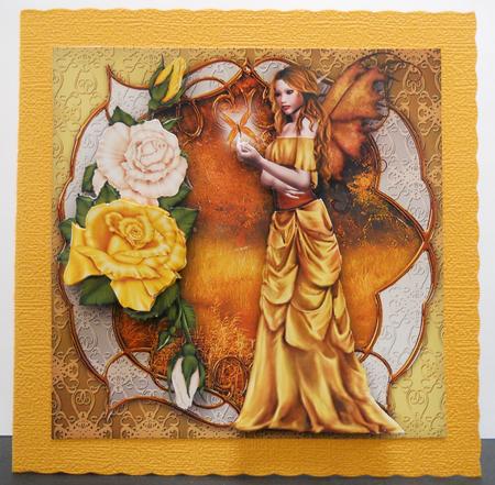 Yellow Rose Fairy Mini Kit by Yvonne Middleton