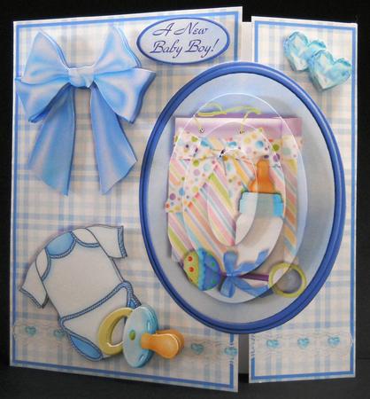 Gatefold Mini Kit - New Baby Boy by Yvonne Middleton