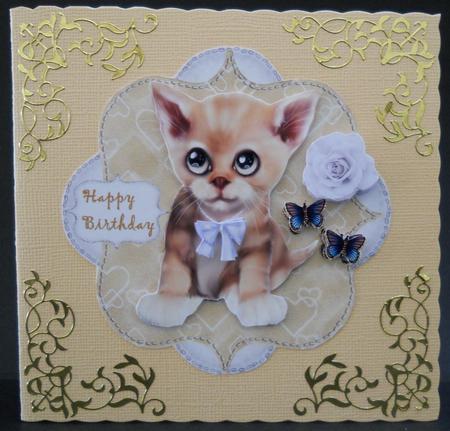 Cute Kitten by Yvonne Middleton