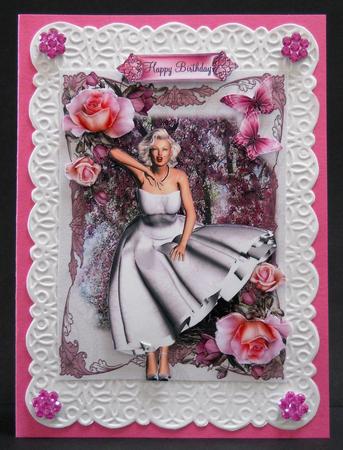 1950's Style the Blonde A4 by Yvonne Middleton