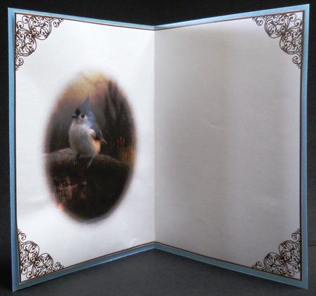 The Bird Watcher Blank Insert by Yvonne Middleton