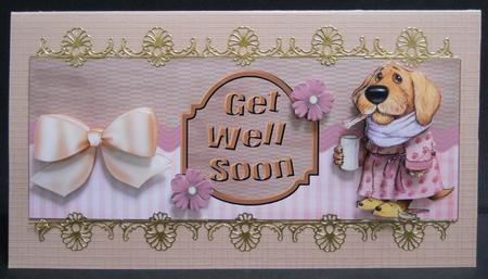 Under the Weather Large Dl Card Front by Yvonne Middleton