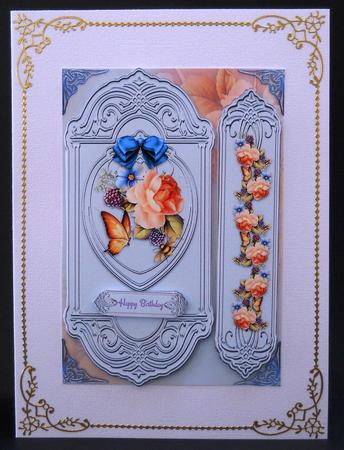 English Roses in Blue Mini Kit by Yvonne Middleton