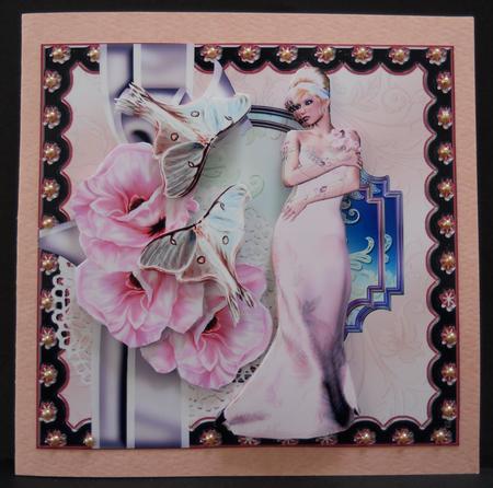 Mini Kit Lady,blossoms & Butterflies by Yvonne Middleton