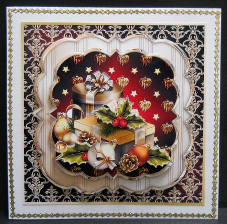 Special Christmas Triple Layer Card Front Mini Kit by Yvonne Middleton
