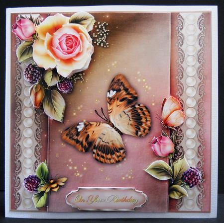 Roses A'flutter by Yvonne Middleton