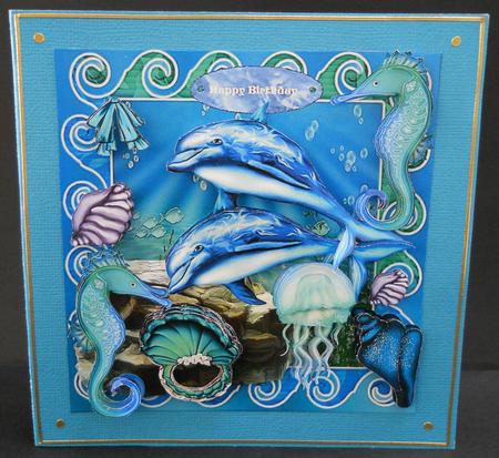 Mini Kit Swimming with Dolphins by Yvonne Middleton