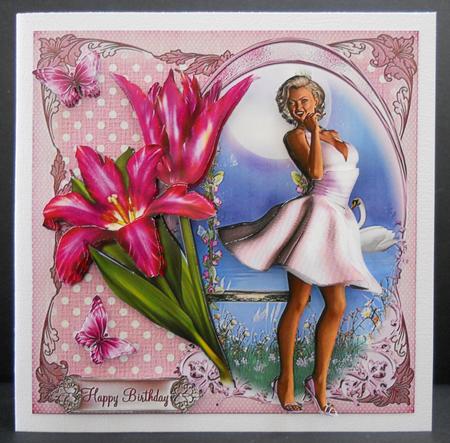 1950's Style Polka Dot Pink Marilyn Mini Kit by Yvonne Middleton
