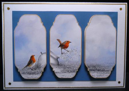 Little Robins Card Topper by Yvonne Middleton