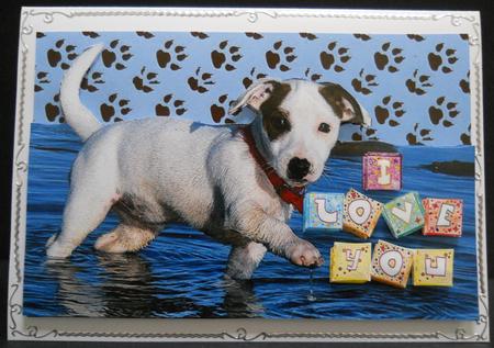 Jack Russell I Love You by Yvonne Middleton