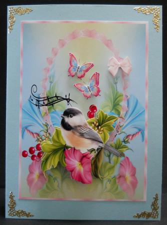 Birdsong in Pink 2 by Yvonne Middleton