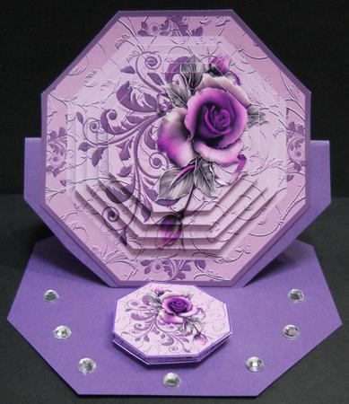 Octagonal Roses Pyramage Set 2 by Yvonne Middleton