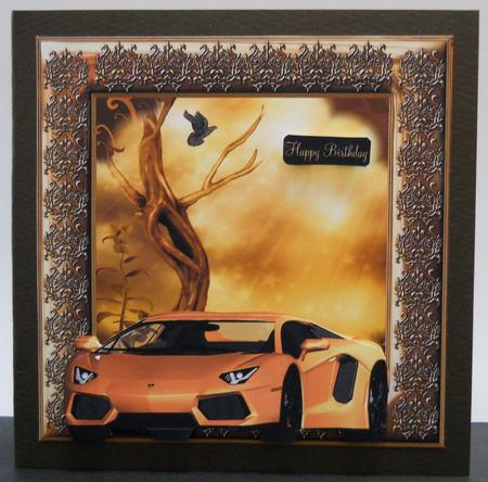 Sunrise Yellow Sports Car by Yvonne Middleton