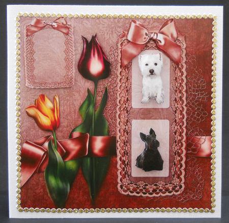Scottie and Westie by Yvonne Middleton