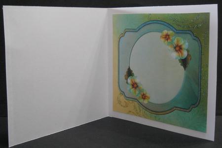 Fairy Wren & Flowers 8x8 Insert & Tags by Yvonne Middleton