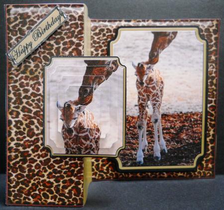 Mum and Baby Giraffe by Yvonne Middleton