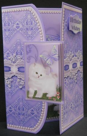 Pretty Kitty Tuck-in Gatefold Mini Kit by Yvonne Middleton