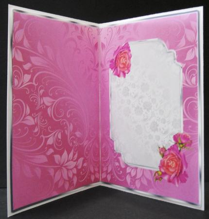 Lilac and Peach Roses - Insert by Yvonne Middleton
