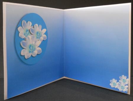 Blue Lilies Insert by Yvonne Middleton