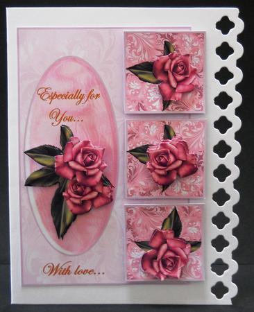 Over the Edge Heritage Roses by Yvonne Middleton