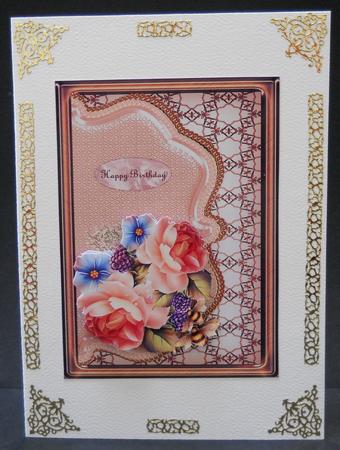 Envelop English Roses 3 by Yvonne Middleton