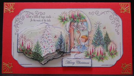 Ringing the Bells at Christmas Card by Yvonne Middleton