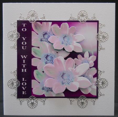 To You Purple Lilies by Yvonne Middleton