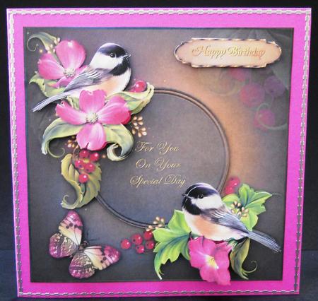 Winged Friends 8" Square Card Mini-kit by Yvonne Middleton