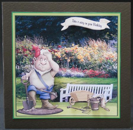 Gardening Gnome by Yvonne Middleton
