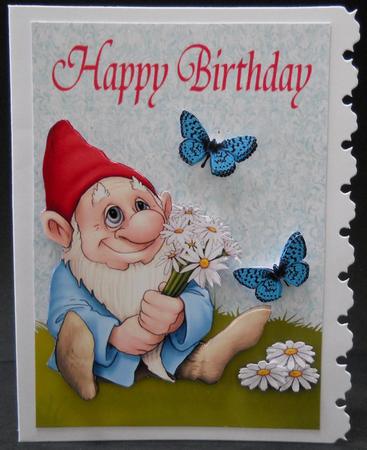 Lovely Garden Gnome by Yvonne Middleton