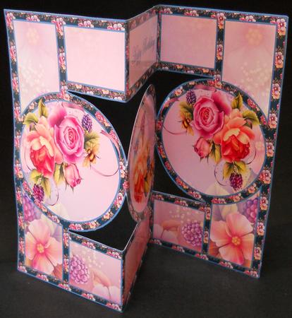 English Roses Shutter Card by Yvonne Middleton