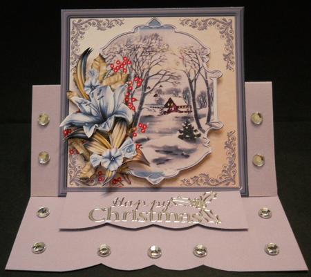 Vintage Christmas Across the River by Yvonne Middleton