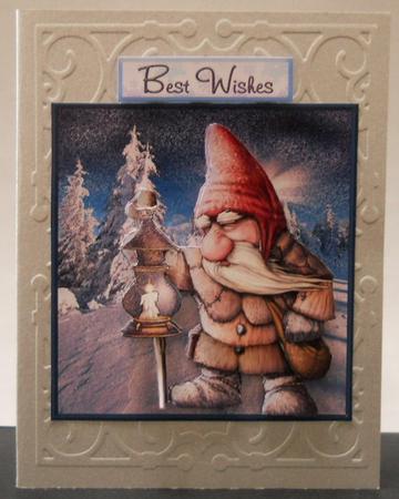 Frosty Gnome Has Lost His Way by Yvonne Middleton