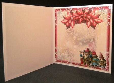 Insert to Compliment We Three Gnomes Red by Yvonne Middleton