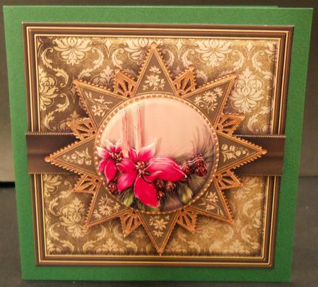 Christmas Flowers 8x8 Mini Kit by Yvonne Middleton