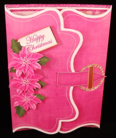 Pink Candle Trio Buckle Bracket Mini Card Kit by Yvonne Middleton