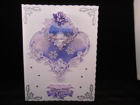 Crystal Snowflakes Large 3D Topper Sheet by Yvonne Middleton
