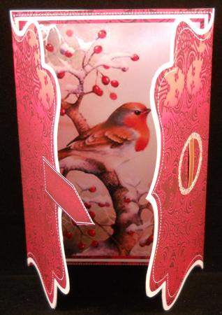 Red Robin Buckle Bracket Mini Card Kit by Yvonne Middleton