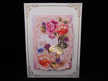 Gorgeous Peach Roses Topper & Plaque by Yvonne Middleton