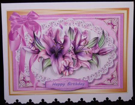 Beautiful Lilac Lillys by Yvonne Middleton