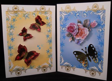 Floral Birds Backing Sheets by Yvonne Middleton