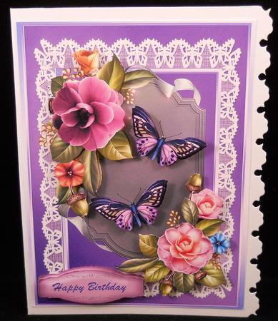 Lovely Butterflys and Camellias by Yvonne Middleton