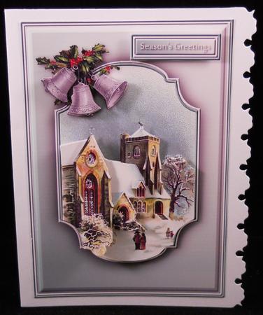 Snowy Church Quick Card by Yvonne Middleton