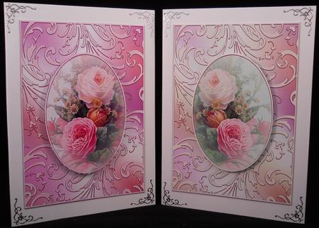 Backgrounds Vintage Roses by Yvonne Middleton
