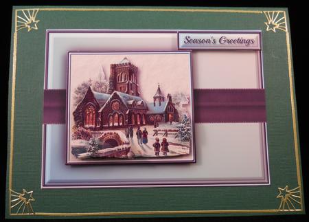 Church at Christmas Quick Card by Yvonne Middleton