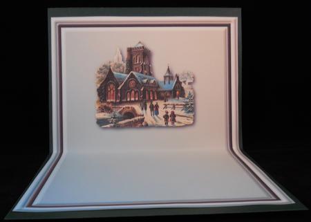 Church at Christmas Insert by Yvonne Middleton